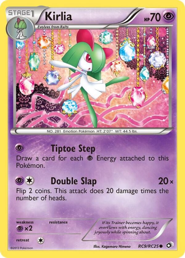 Kirlia RC9/RC25 Holofoil Legendary Treasures: Radiant Collection Kirlia RC9/RC25 Holofoil Legendary Treasures: Radiant Collection
