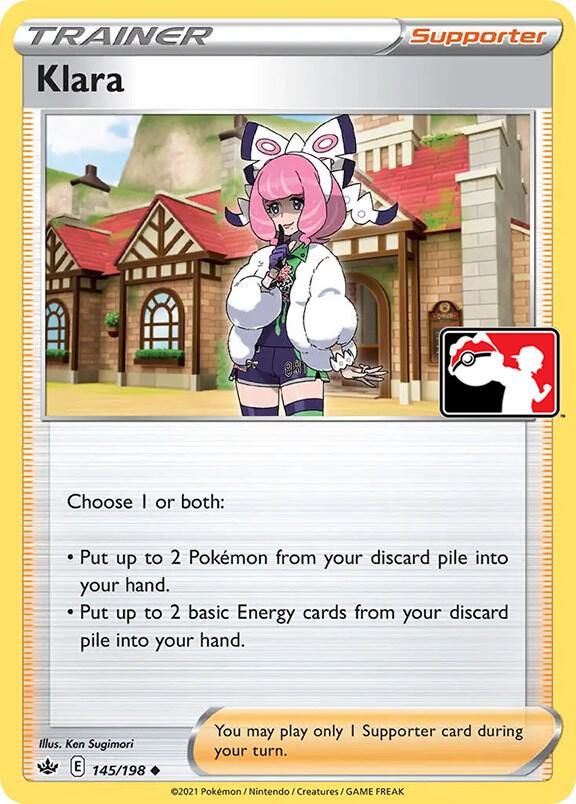 Klara 145/198 Normal Prize Pack Series Cards