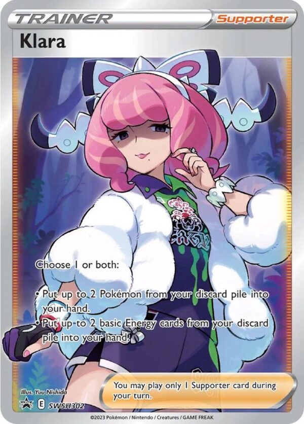 Klara (Full Art) SWSH302 Holofoil SWSH: Sword & Shield Promo Cards
