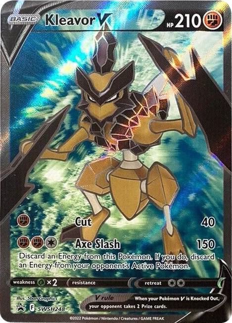 Kleavor V (Full Art) SWSH248 Holofoil SWSH: Sword & Shield Promo Cards Kleavor V (Full Art) SWSH248 Holofoil SWSH: Sword & Shield Promo Cards