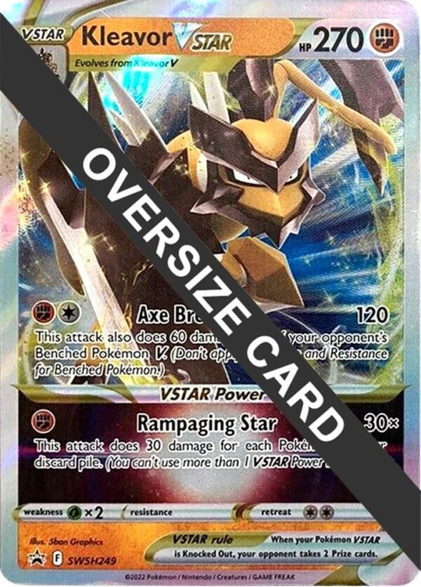 Kleavor VSTAR SWSH249 Holofoil Jumbo Cards Kleavor VSTAR SWSH249 Holofoil Jumbo Cards