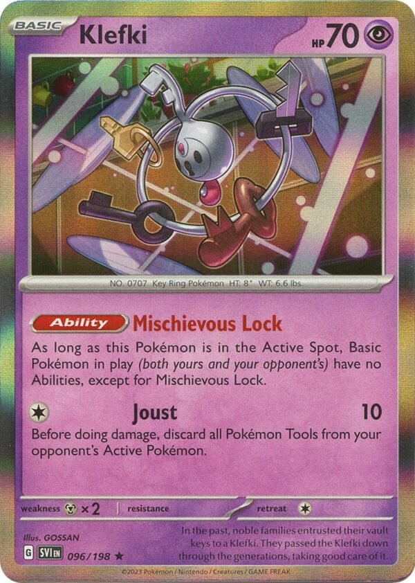 Klefki 096/198 Holofoil SV01: Scarlet & Violet Base Set