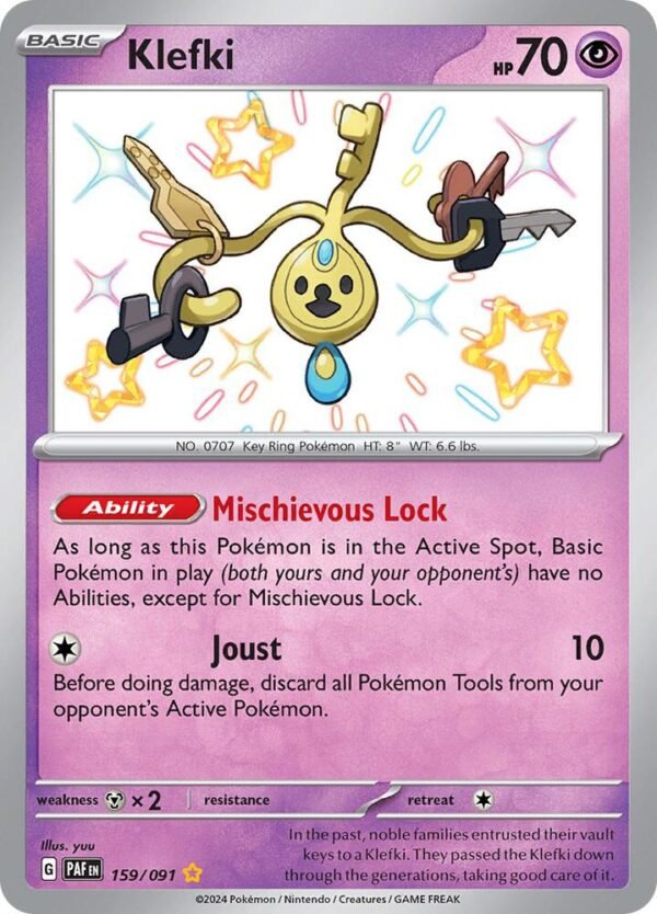 Klefki 159/091 Holofoil SV: Paldean Fates