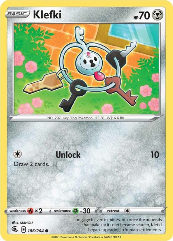 Klefki 186/264 Normal SWSH08: Fusion Strike