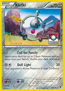 Klefki | 66/119 (Pokemon League) [1st Place] | 066/119 | Reverse Holofoil | League & Championship Cards