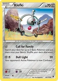 Klefki | 66/119 | Reverse Holofoil | XY - Phantom Forces Klefki | 66/119 | Reverse Holofoil | XY - Phantom Forces