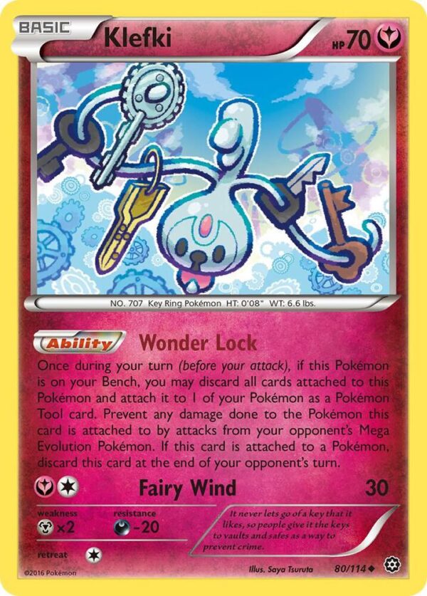 Klefki 80/114 Normal XY – Steam Siege Klefki 80/114 Normal XY – Steam Siege