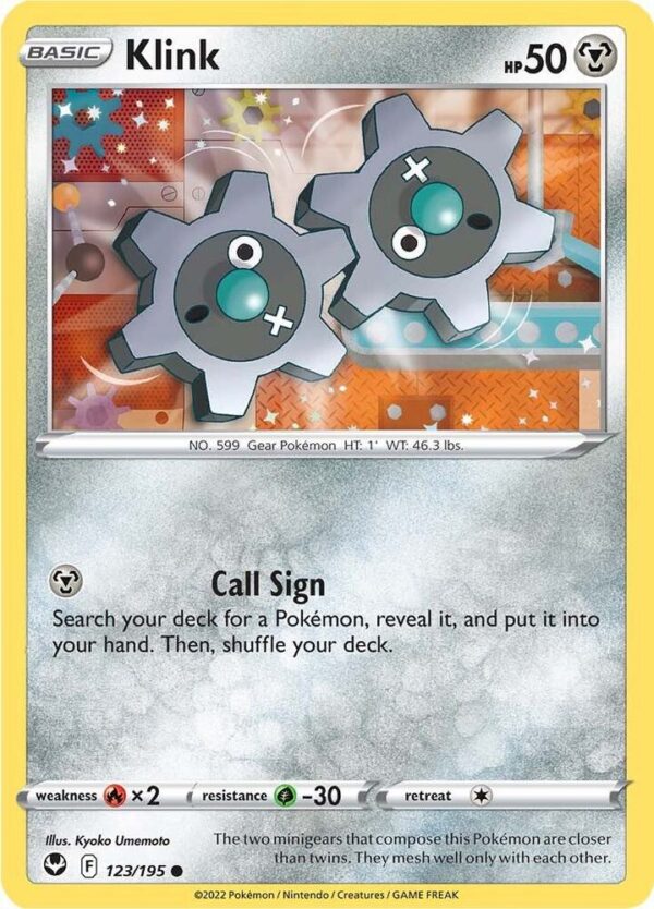 Klink 123/195 Normal SWSH12: Silver Tempest Klink 123/195 Normal SWSH12: Silver Tempest