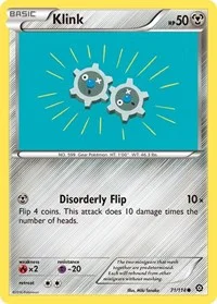 Klink | 71/114 | Reverse Holofoil | XY - Steam Siege