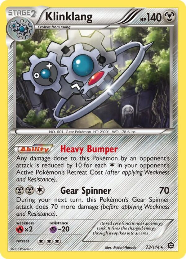 Klinklang 73/114 Holofoil XY – Steam Siege