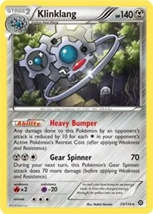 Klinklang | 73/114 (XY Steam Siege) | 073/114 | Normal | Deck Exclusives