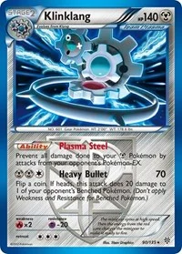 Klinklang (Team Plasma) | 90/135 | Holofoil | Plasma Storm