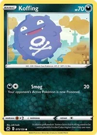 Koffing | 075/159 | Normal | Crown Zenith