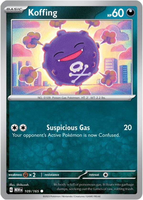Koffing 109/165 Normal SV: Scarlet & Violet 151
