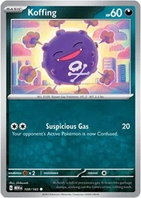 Koffing | 109/165 | Reverse Holofoil | SV: Scarlet & Violet 151