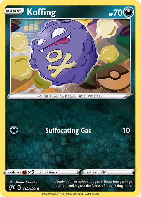 Koffing 112/192 Normal SWSH02: Rebel Clash