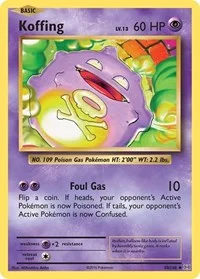 Koffing | 50/108 | Reverse Holofoil | XY - Evolutions