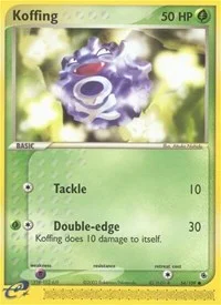 Koffing | 54/109 | Reverse Holofoil | Ruby and Sapphire