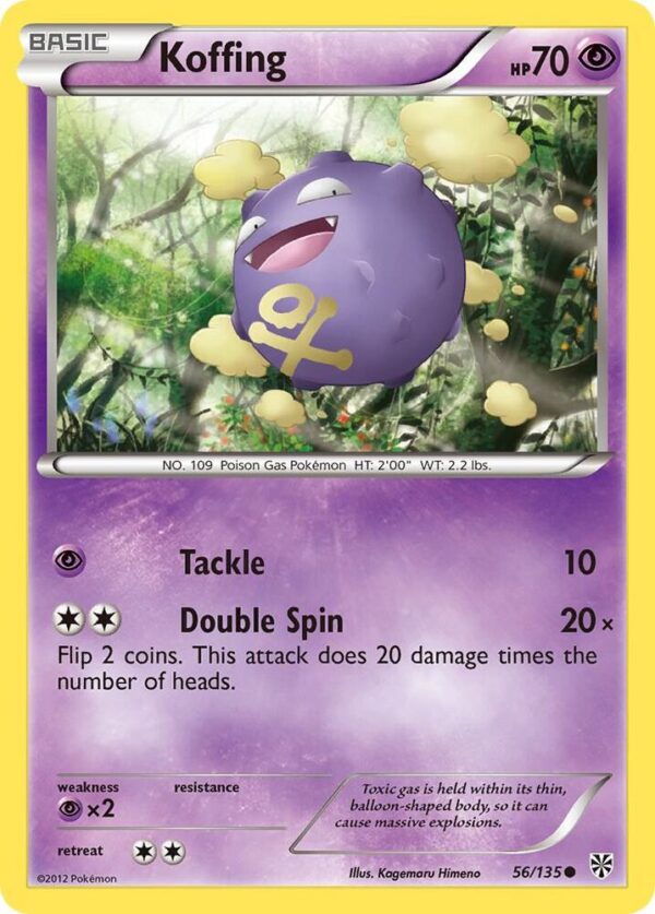 Koffing (56) 56/135 Normal Plasma Storm