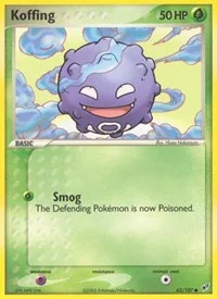 Koffing | 62/107 | Reverse Holofoil | Deoxys Koffing | 62/107 | Reverse Holofoil | Deoxys