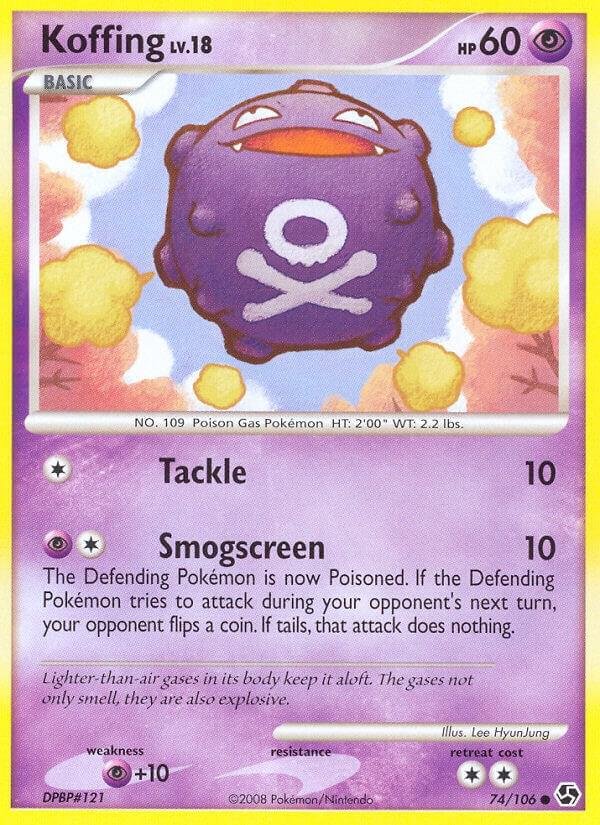 Koffing 74/106 Normal Great Encounters Koffing 74/106 Normal Great Encounters