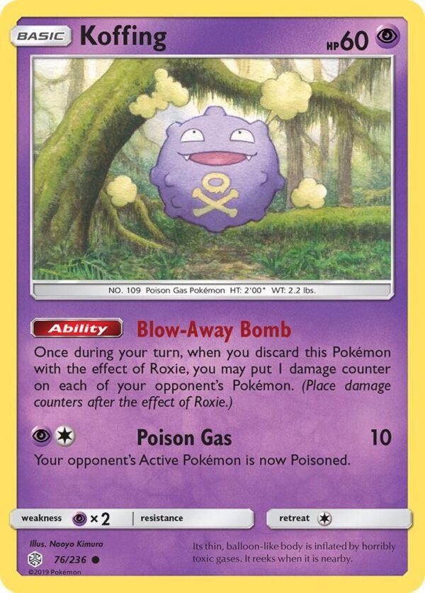 Koffing 76/236 Normal SM – Cosmic Eclipse