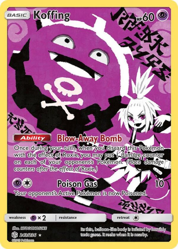 Koffing (Secret) 243/236 Holofoil SM – Cosmic Eclipse