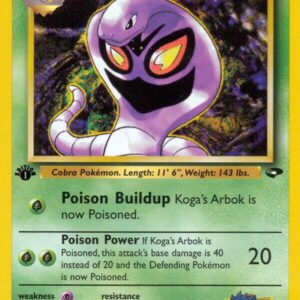 Koga’s Arbok 025/132 1st Edition Gym Challenge Koga’s Arbok 025/132 1st Edition Gym Challenge