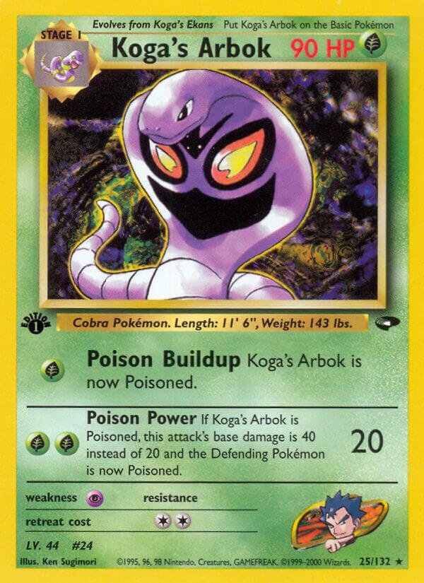 Koga’s Arbok 025/132 Unlimited Gym Challenge