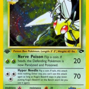 Koga’s Beedrill 009/132 1st Edition Holofoil Gym Challenge