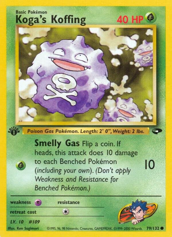 Koga’s Koffing (79) 079/132 1st Edition Gym Challenge