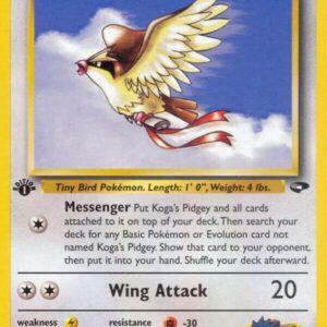 Koga’s Pidgey (49) 049/132 Unlimited Gym Challenge Koga’s Pidgey (49) 049/132 Unlimited Gym Challenge