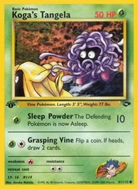 Koga's Tangela | 081/132 | 1st Edition | Gym Challenge