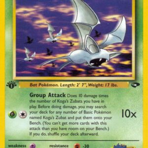 Koga’s Zubat 083/132 1st Edition Gym Challenge