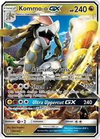 Kommo-o GX | 100/145 | Holofoil | SM - Guardians Rising
