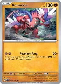 Koraidon | 090/142 | Reverse Holofoil | SV07: Stellar Crown Koraidon | 090/142 | Reverse Holofoil | SV07: Stellar Crown