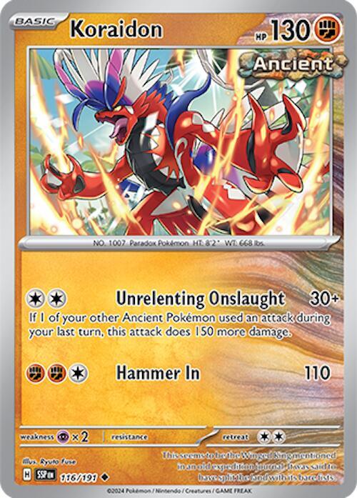 Koraidon 116/191 Normal SV08: Surging Sparks