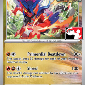 Koraidon 119/162 Normal Prize Pack Series Cards Koraidon 119/162 Normal Prize Pack Series Cards