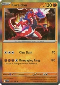Koraidon | 124/198 | Reverse Holofoil | SV01: Scarlet & Violet Base Set