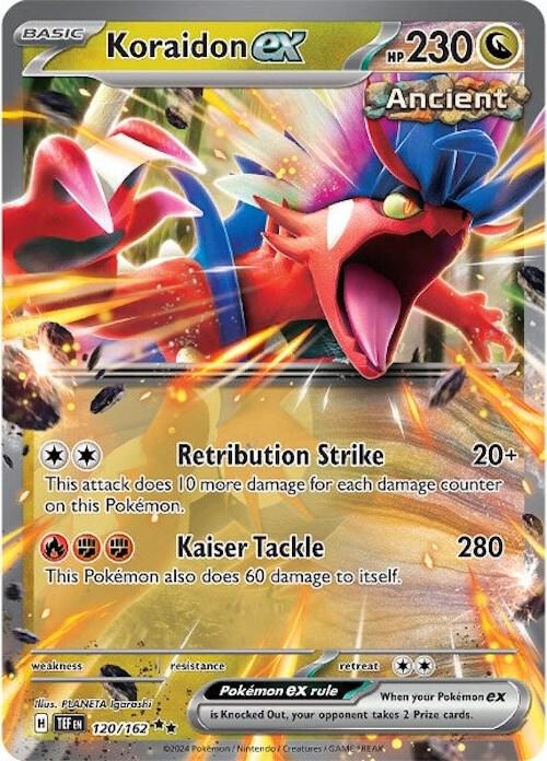 Koraidon ex 120/162 Holofoil SV05: Temporal Forces Koraidon ex 120/162 Holofoil SV05: Temporal Forces