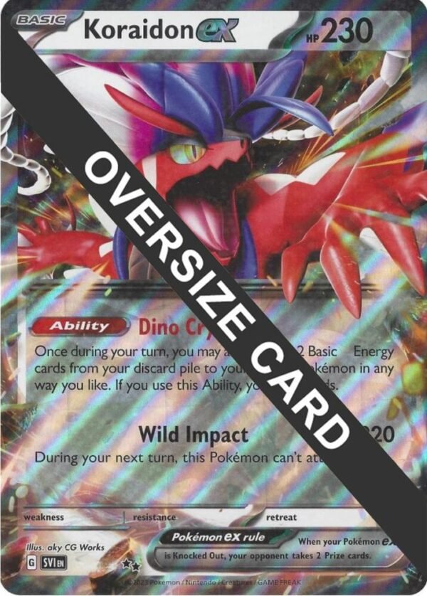 Koraidon ex 125/198 Holofoil Jumbo Cards
