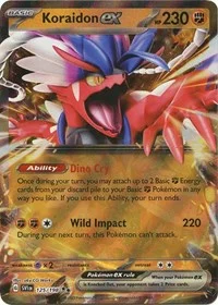 Koraidon ex | 125/198 | Holofoil | SV01: Scarlet & Violet Base Set