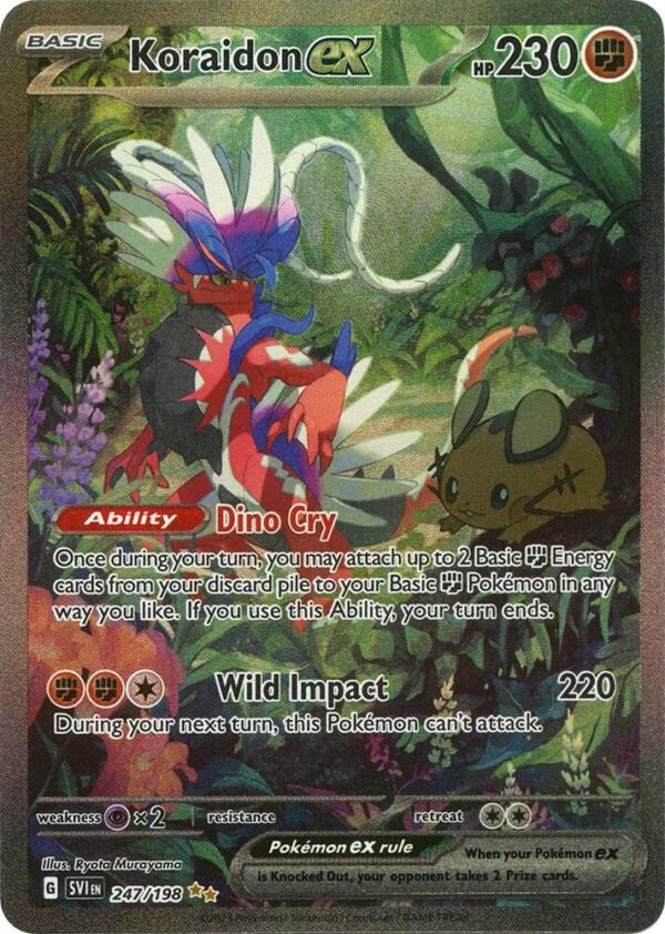 Koraidon ex 247/198 Holofoil SV01: Scarlet & Violet Base Set Koraidon ex 247/198 Holofoil SV01: Scarlet & Violet Base Set