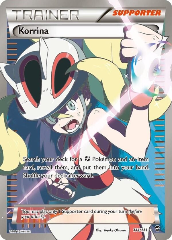 Korrina (111 Full Art) 111/111 Holofoil XY – Furious Fists Korrina (111 Full Art) 111/111 Holofoil XY – Furious Fists