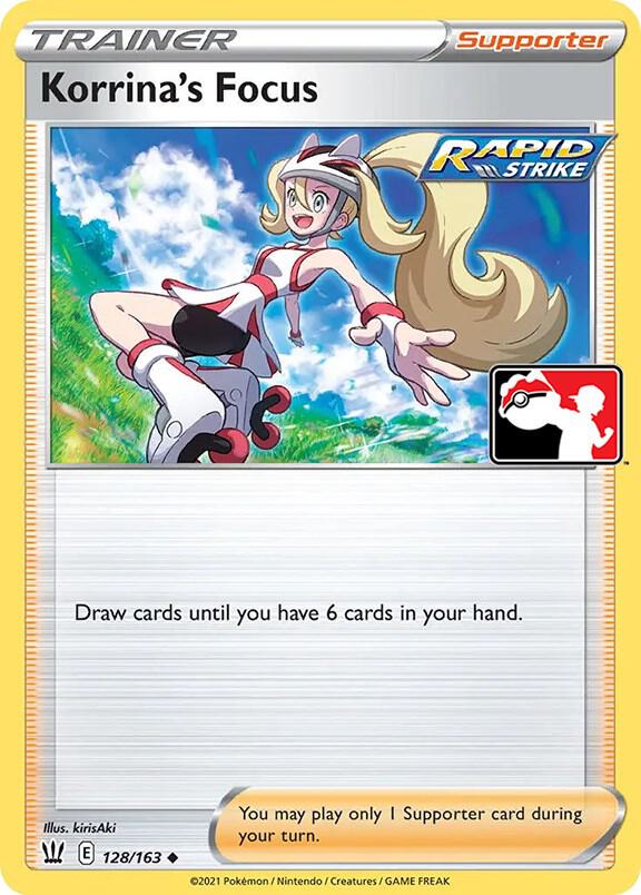 Korrina’s Focus 128/163 Normal Prize Pack Series Cards