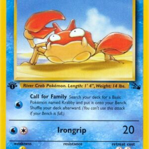 Krabby 51/62 1st Edition Fossil