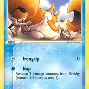Krabby 66/112 Reverse Holofoil FireRed & LeafGreen Krabby 66/112 Reverse Holofoil FireRed & LeafGreen