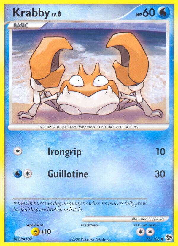 Krabby 75/106 Normal Great Encounters
