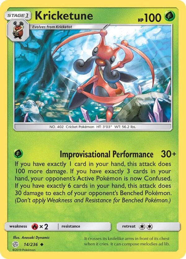 Kricketune 14/236 Normal SM – Cosmic Eclipse