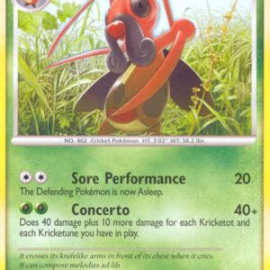 Kricketune 27/123 Reverse Holofoil Mysterious Treasures